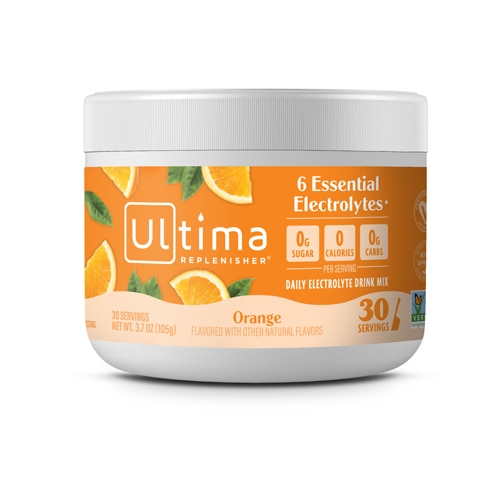Ultima Replenisher Electrolyte Drink Mix - Canister Orange