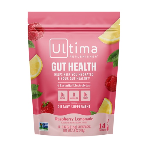 Ultima Replenisher Gut Health Raspberry Lemonade