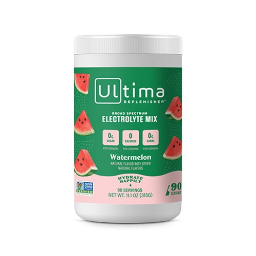 Ultima Replenisher Hydration Electrolyte Canister Drink Mix Watermelon