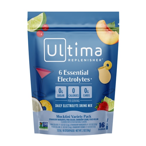 Ultima Replenisher Mocktini Electrolyte Drink Mix Packs Variety