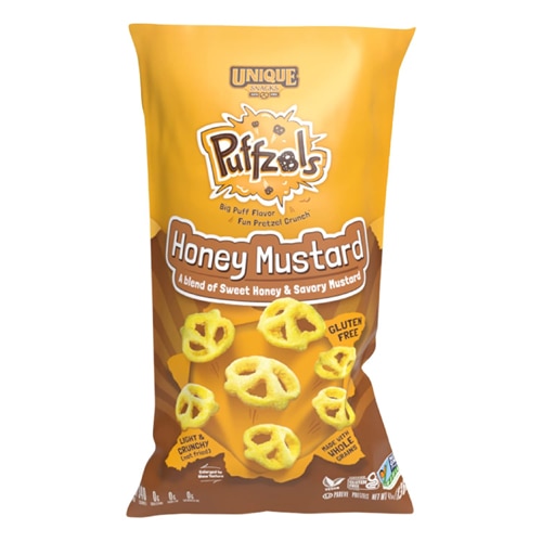 Unique Puffzels Gluten Free Vegan Honey Mustard