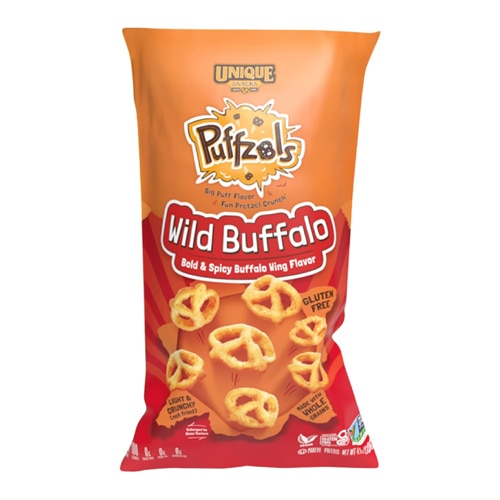 Unique Puffzels Gluten Free Vegan Wild Buffalo