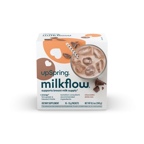 Upspring Milkflow Breast Milk Supply Support Drink Mix Chocolate