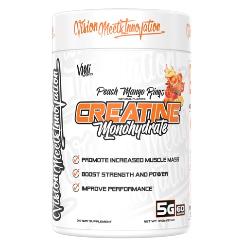 VMI Sports Creatine Monohydrate Peach Mango Rings