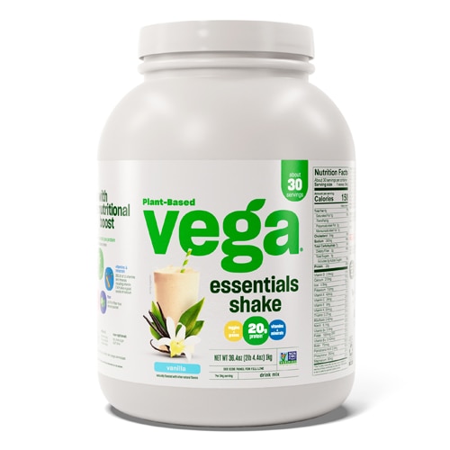 Vega Essentials Shake Plant-Based Powder Vanilla