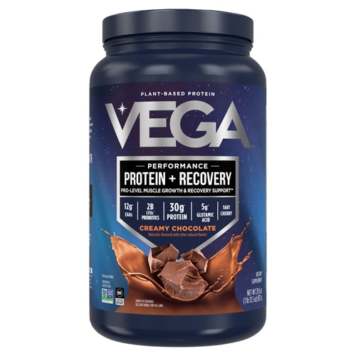 Vega Premium Sport Protein Protein Powder Plus Recovery - NSF Certified for Sport Chocolate