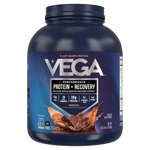 Vega Premium Sport Protein Protein Powder Plus Recovery - NSF Certified for Sport Mocha