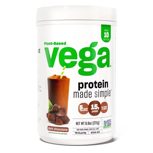 Vega Protein Made Simple - Vegan Protein Powder Dark Chocolate