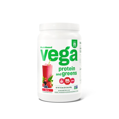 Vega Protein and Greens Vegan Protein Powder Berry