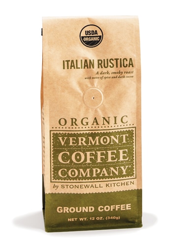 Vermont Coffee Organic Ground Coffee Italian Rustica