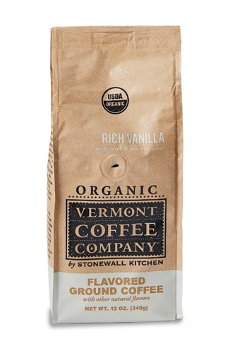 Vermont Coffee Organic Ground Coffee Rich Vanilla