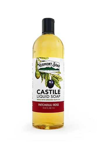 Vermont Soap Company Castile Liquid Soap Patchouli Rose