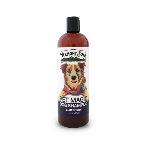 Vermont Soap Company Pet Magic Dog Shampoo Blueberry