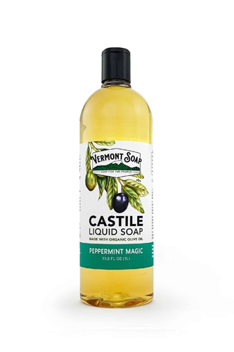 Vermont Soap Castile Liquid Soap Peppermint Magic