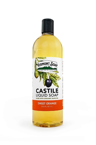 Vermont Soap Castile Liquid Soap Sweet Orange
