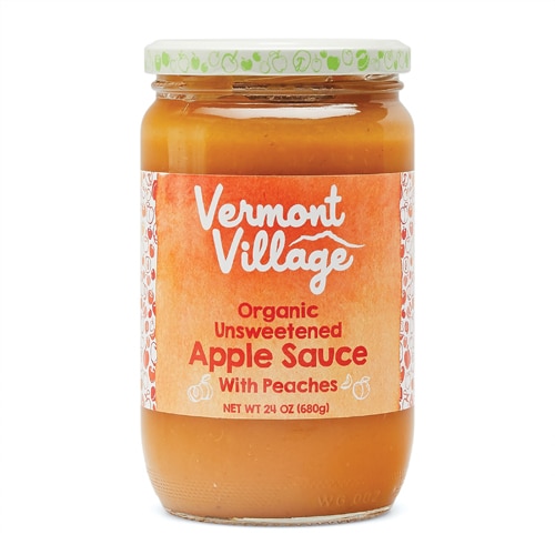 Vermont Village Organic Applesauce with Peaches