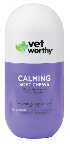 Vet Worthy Cat Calming & Relaxation Support L-Tryptophan