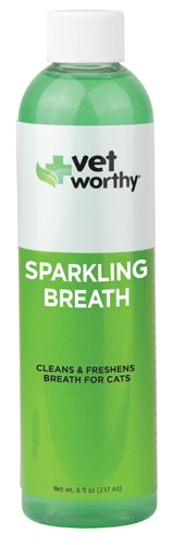 Vet Worthy Cat Sparkling Breath Water Additive Mint