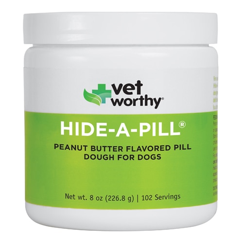 Vet Worthy Dog Hide-A-Pill Paste Peanut Butter