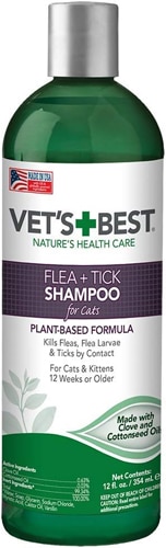 Vet's Best Flea + Tick Shampoo for Cats