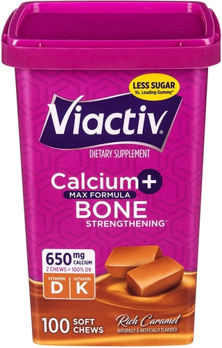 Viactiv Calcium Plus Bone Strengthening Rich Caramel