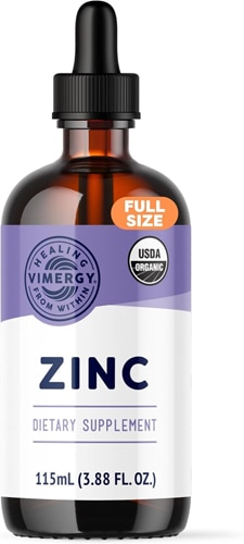 Vimergy Organic Liquid Zinc 57 Servings Unflavored