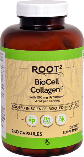 Vitacost-Root2 BioCell Collagen® with 100 mg Hyaluronic Acid per serving