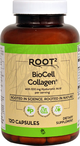 Vitacost-Root2 BioCell Collagen with100 mg Hyaluronic Acid per serving