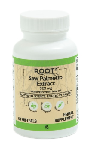 Vitacost-Root2 Saw Palmetto Extract 320 mg Including Pumpkin Seed Oil