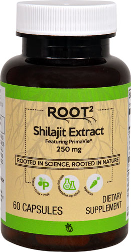 Vitacost-Root2 Shilajit Extract Featuring PrimaVie®