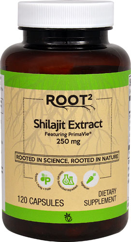 Vitacost-Root2 Shilajit Extract Featuring PrimaVie®