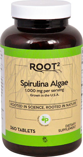 Vitacost-Root2 Spirulina Natural Algae