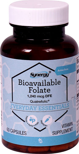 Vitacost-Synergy Bioavailable Folate Featuring Quatrefolic®