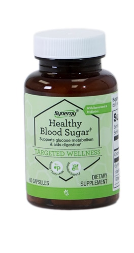 Vitacost-Synergy Healthy Blood Sugar† with Resveratrol & Probiotics