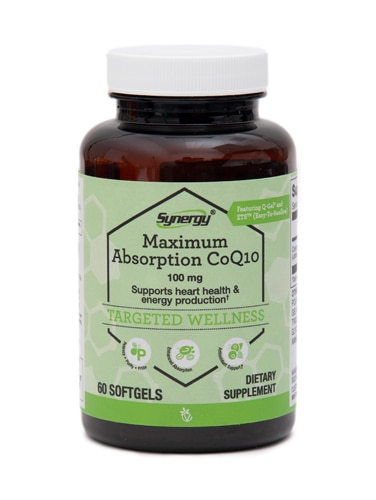 Vitacost-Synergy Maximum Absorption CoQ10 featuring Q-Gel® and ETS™