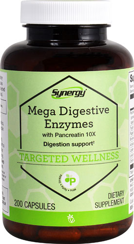 Vitacost-Synergy Mega Digestive Enzymes with Pancreatin 10X