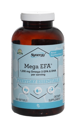 Vitacost-Synergy Mega EFA® 1200 mg Omega 3 EPA & DHA