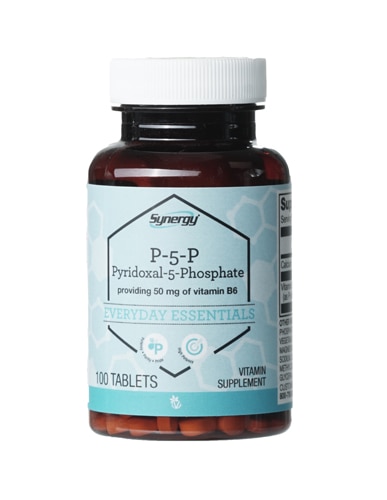 Vitacost-Synergy P-5-P Pyridoxal-5-Phosphate Providing 50 mg of Vitamin B6