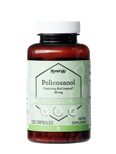 Vitacost-Synergy Policosanol featuring BioCosanol® 1 Capsule - 120 Servings