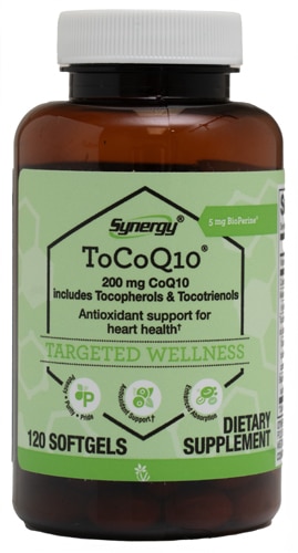 Vitacost-Synergy ToCoQ10 with BioPerine & EVNol SupraBio