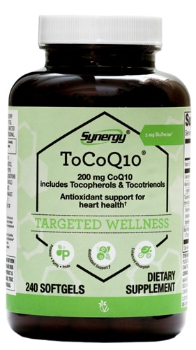 Vitacost-Synergy ToCoQ10 with BioPerine & EVNol SupraBio