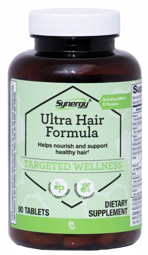 Vitacost-Synergy Ultra Hair Formula including MSM & B Vitamins