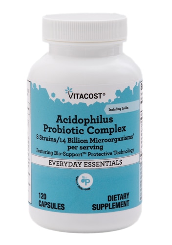 Vitacost Acidophilus Probiotic Complex 8 Strains - 14 Billion CFU†