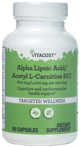 Vitacost Alpha Lipoic Acid & Acetyl L-Carnitine HCl