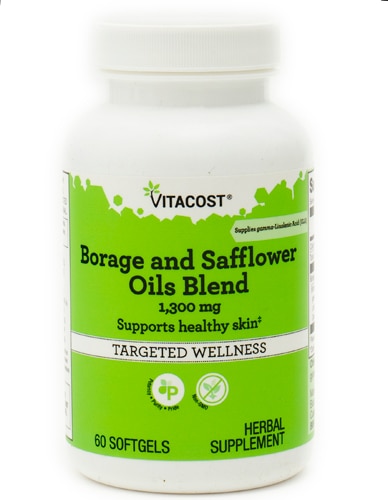 Vitacost Borage and Safflower Oils Blend with GLA