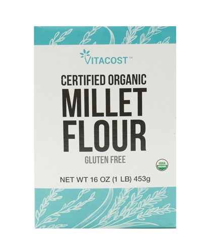 Vitacost Certified Organic Millet Flour Gluten Free - Non GMO