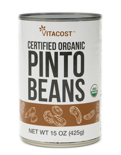 Vitacost Certified Organic Pinto Beans - Non-GMO and Gluten Free