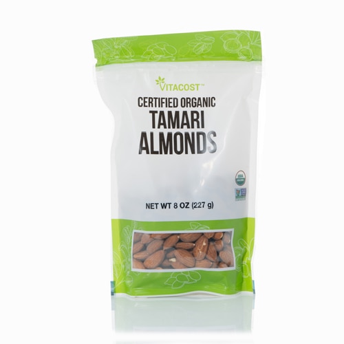 Vitacost Certified Organic Tamari Almonds Non-GMO Kosher