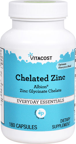 Vitacost Chelated Zinc - Albion® Zinc Glycinate Chelate