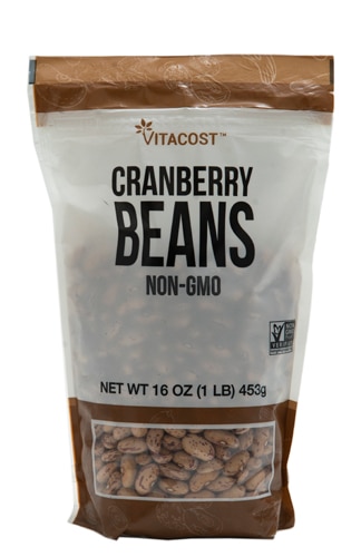 Vitacost Cranberry Beans - Non-GMO and Gluten Free